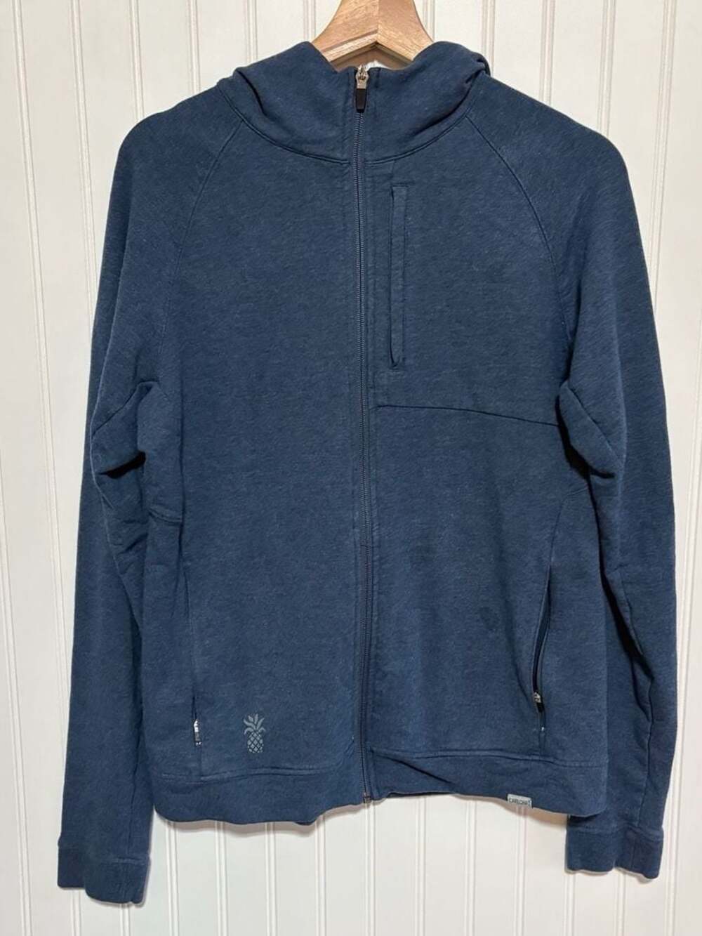 Cariloha Bamboo Shoreline Full-Zip Hoodie Heather Navy